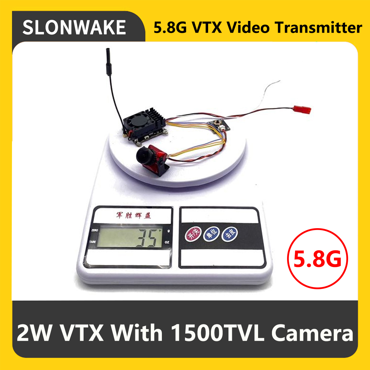 Fpv Drone Camera - Transmetteur FPV VTX SLONWAKE 5.8G 2000mW