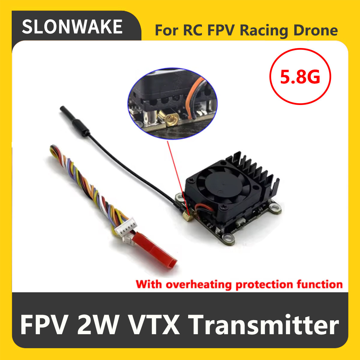 Transmetteur FPV VTX SLONWAKE  - Fpv Drone Camera avis et prix