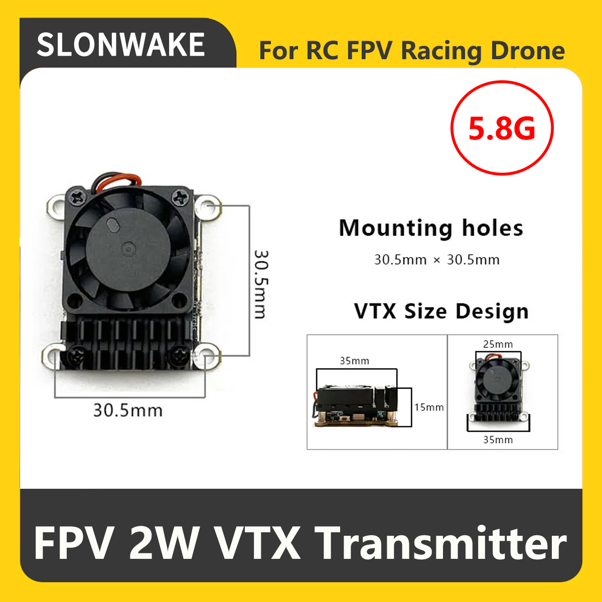 Transmetteur FPV VTX SLONWAKE  - Fpv Drone Camera avis et prix