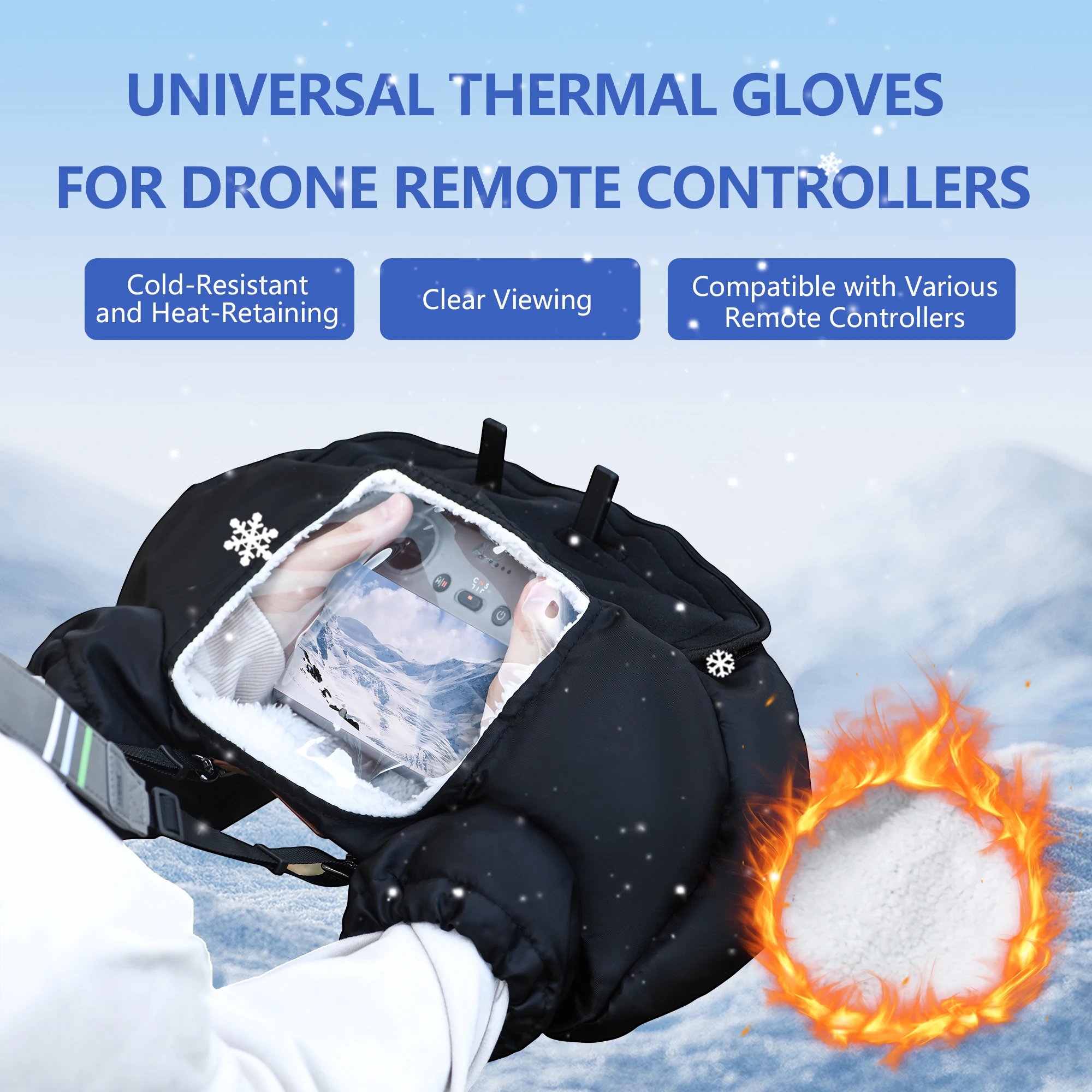 Gants d'hiver chauds pour pilo - Dji Drone Mini 3 avis et prix